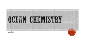 Ocean chemistry