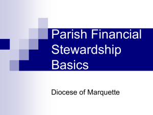 Parish Stewardship Basics