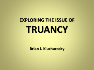 Exploring the Issue of Truancy