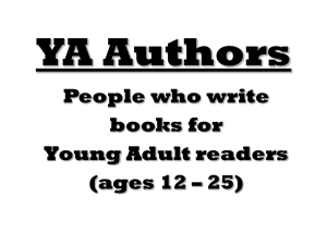 YA Authors - Get 'Em Reading!