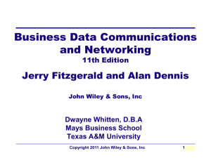 Chapter 1. Introduction to Data Communications