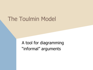 Toulmin Model