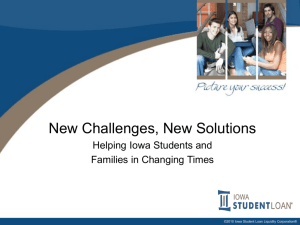 College Planning Center - Iowa Division of Banking