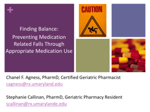 Finding balance: Preventing Medication