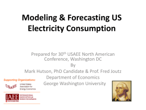 Modeling & Forecasting US Electricity Consumption