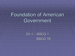 Foundation of American Government