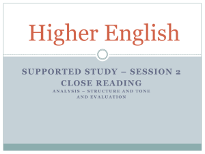 Higher English