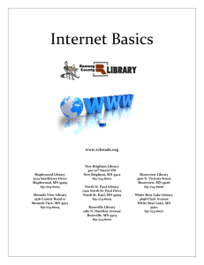 Internet Basics - Ramsey County Libraries