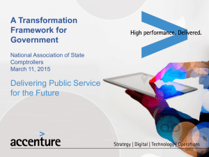 A Transformation Framework for Government