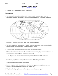Planet Earth Ice Worlds Worksheet