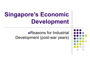 Singapore's Economic Development - IH-2P2-2P4