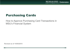 How to Approve Purchasing Card Transactions