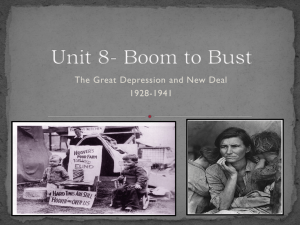Unit 8- Boom to Bust - mshsAmyCampbell
