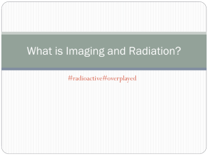 What is Imaging and Radiation