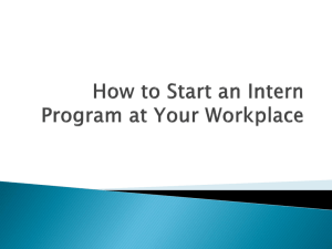 How to Start an Intern Program at Your Workplace