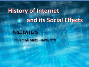 İnternet's Social Effect