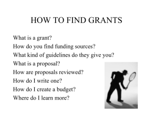 how to write grants - Winona State University