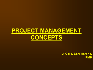 What is a Project - ISACA Bangalore Chapter