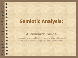 Semiotic Analysis