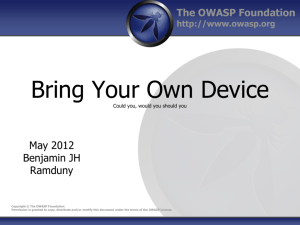 OWASP_Manchester_Bring_Your_Own_Device_v2