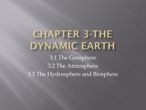 Chapter 3-The Dynamic Earth