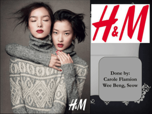 H&M Main Business Activities