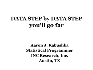 data_step_presentation - South Central SAS® Users Group