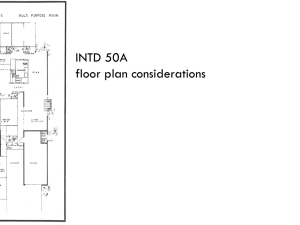 Floor Plan Considerations