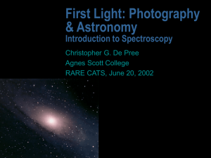 First Light: Photography and Astronomy
