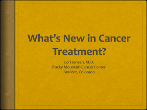 What's New in Cancer Treatment?