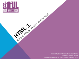 HTML 1 - skillfUL