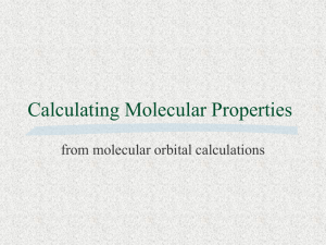 Calculating Molecular Properties