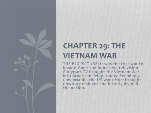 Chapter 29: The Vietnam War