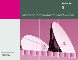 Major Sources of Workers Compensation Data
