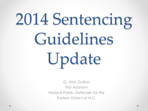2014 Sentencing Guidelines Update