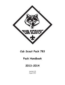 Introduction - Cub Scout Pack 783 Viera, Florida