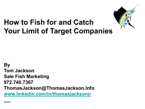 How to Fish and Catch Your Limit of Target