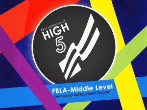 High 5 Leadership Program - C.H. Price Middle School