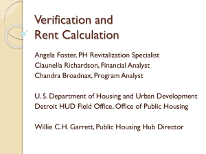 Rent Calculation - Michigan Housing Directors Association
