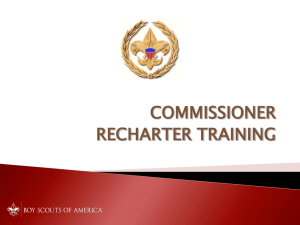 Training PowerPoint - commissioner