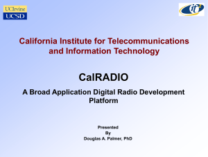 The California Institute for Telecommunications and Information