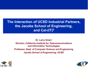 ppt - California Institute for Telecommunications and Information
