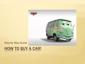How to buy a car PPT
