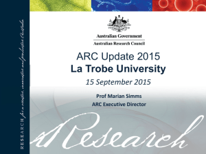 ARC Update 2015 - Australian Research Council