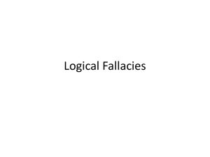 Logical Fallacies