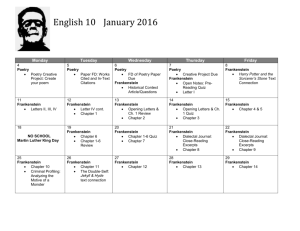 English 10 January 2016 Monday Tuesday Wednesday Thursday