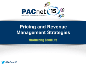 Pricing and Revenue Management Strategies