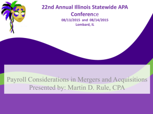 Asset acquisition - Illinois Statewide