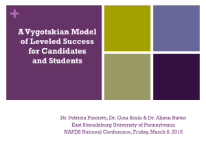 A Vygotskian Model of Leveled Success for Candidates and
