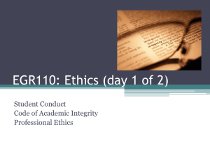 Ethics - Sites on Sites - University of Portland